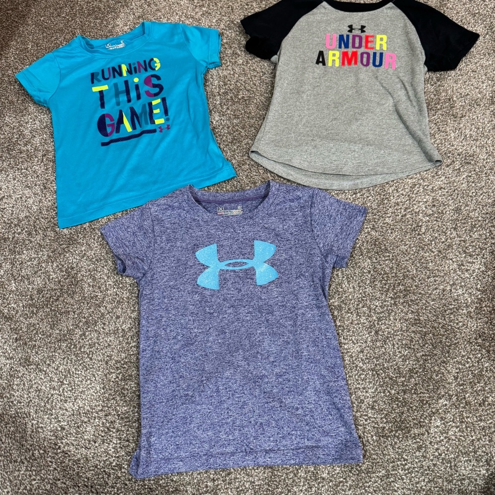 Under‎ Armour Short Sleeve Kids' Tees 3T Bundle